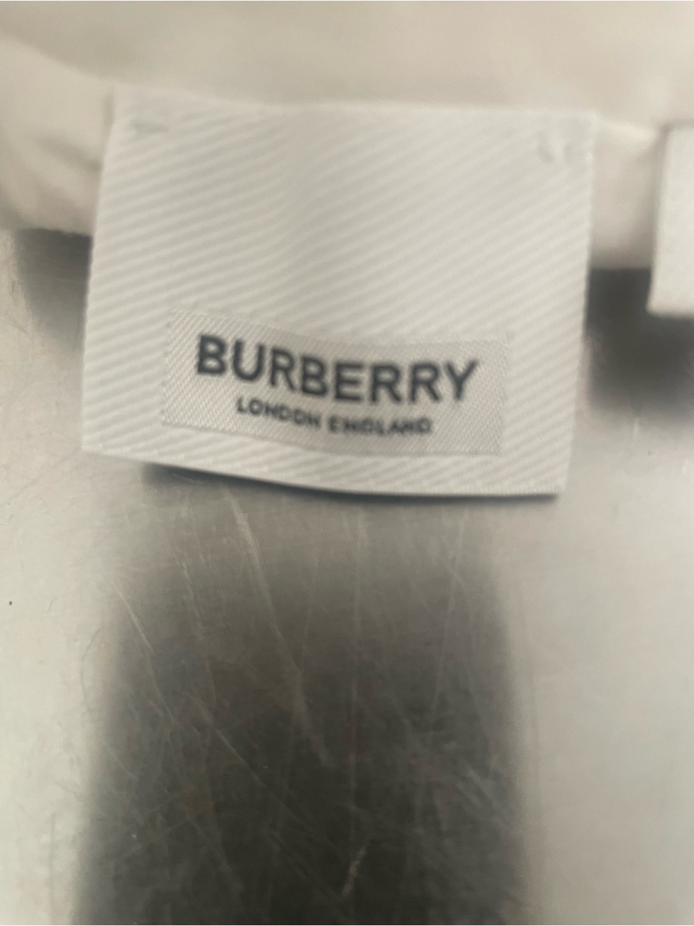 BURBERRY White Unisex Baby / Toddler Knot Hat With Logo - XXS - Picture 7 of 9